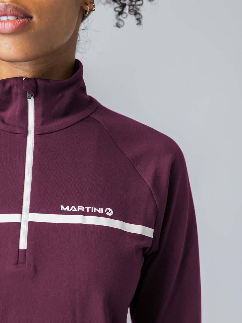 Martini Sportswear - Desire Halfzip Shirt W - Langarmshirts in fairy tale - Detail 1 - Damen