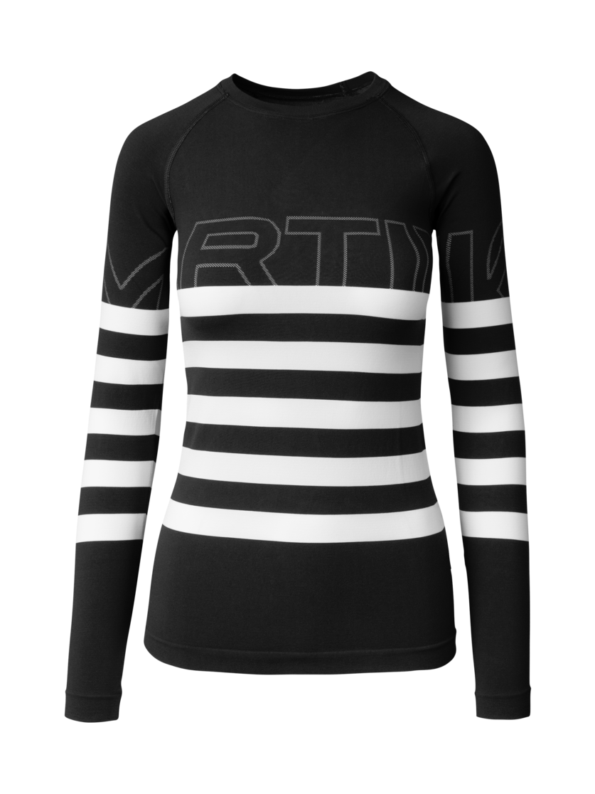 Martini Sportswear - Snowventure Shirt W - Langarmshirts in fairy tale-white - Vorderansicht - Damen