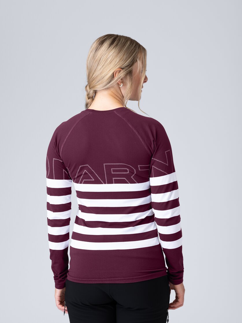 Martini Sportswear - Snowventure Shirt W - Langarmshirts in fairy tale-white - Rückansicht Model - Damen
