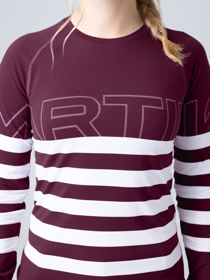 Martini Sportswear - Snowventure Shirt W - Langarmshirts in fairy tale-white - Detail 2 - Damen