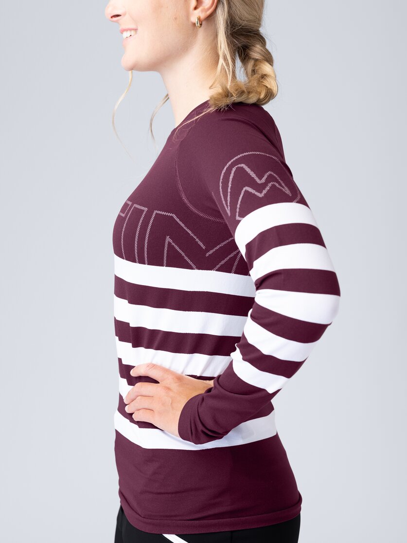 Martini Sportswear - Snowventure Shirt W - Langarmshirts in fairy tale-white - Detail 3 - Damen