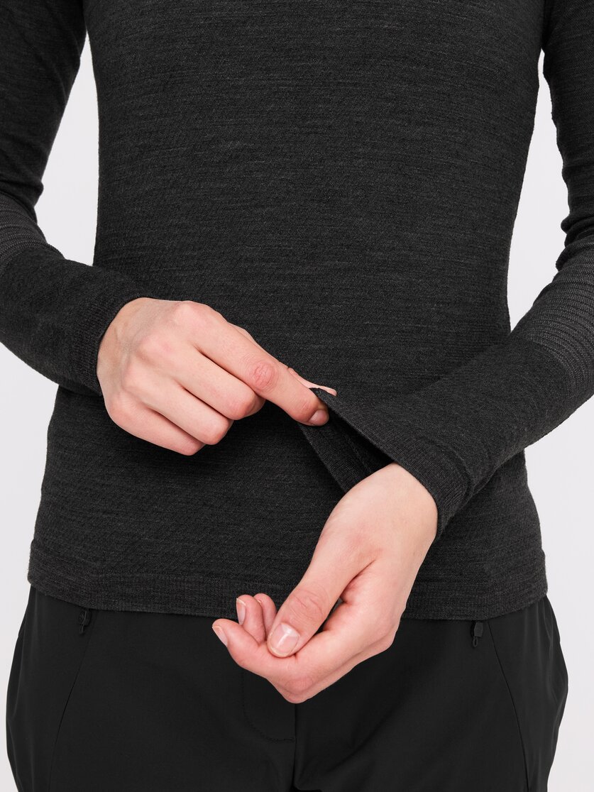 Martini Sportswear - Argon Halfzip Shirt W - Langarmshirts in black - Detail 2 - Damen