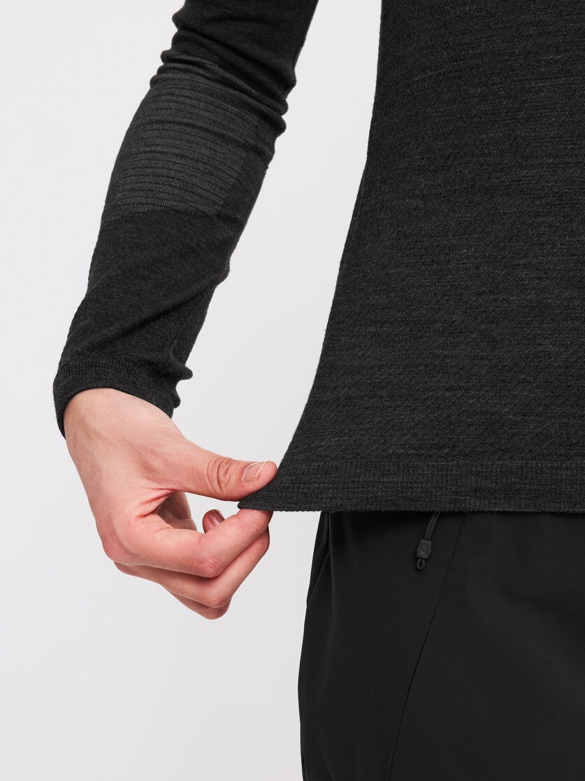 Martini Sportswear - Argon Halfzip Shirt W - Langarmshirts in black - Detail 3 - Damen