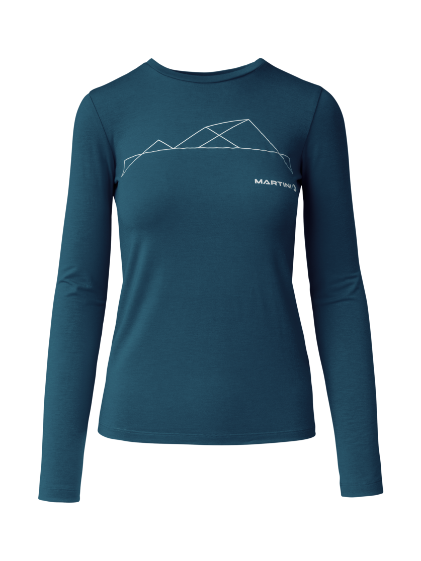 Martini Sportswear - Recharge Shirt W - Langarmshirts in poseidon - Vorderansicht - Damen