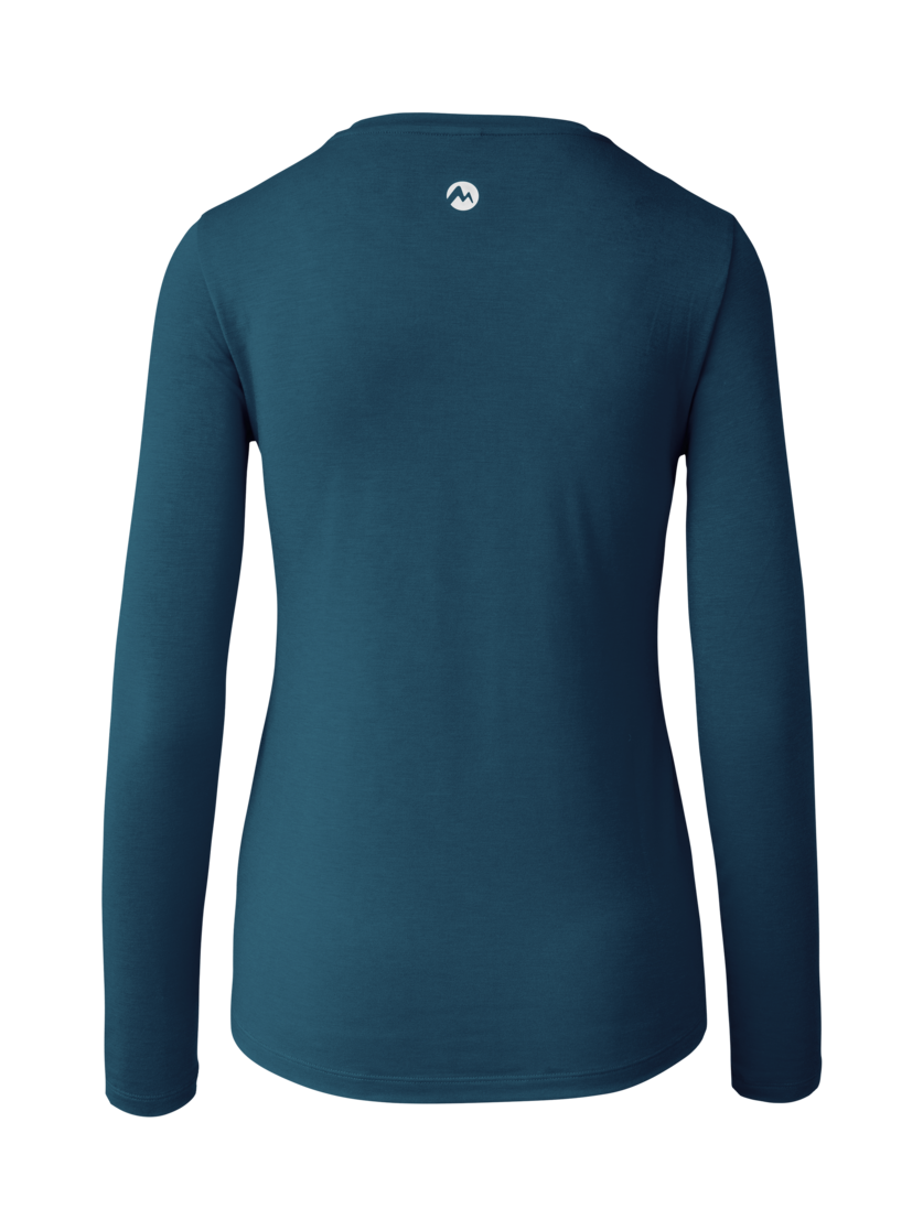 Martini Sportswear - Recharge Shirt W - Langarmshirts in poseidon - Rückansicht - Damen
