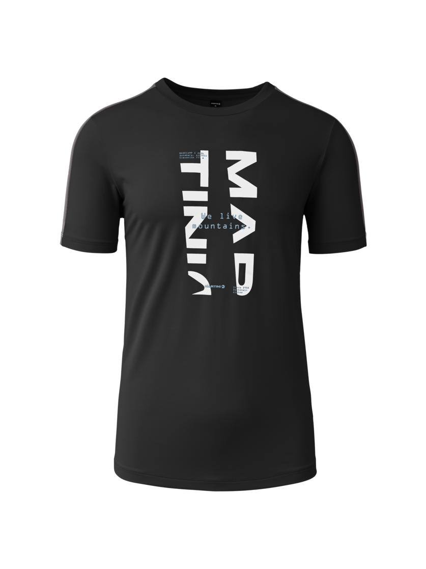Martini Sportswear - Hillclimb Blaze Shirt M - T-Shirts in black-granite - Vorderansicht - Herren